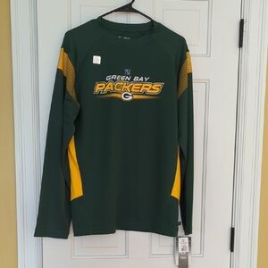 NWT Nike Green Bay Packers Green Long Sleeve Tee Shirt